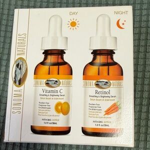 Vitamin C and Retinol Serum Duo - Amber